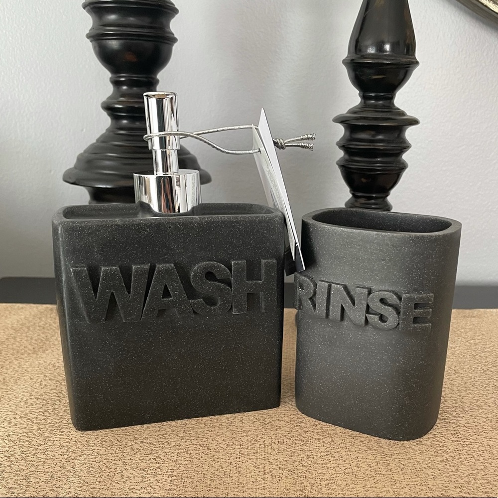 🆕Sandstone Bathroom Set-WASH/RINSE